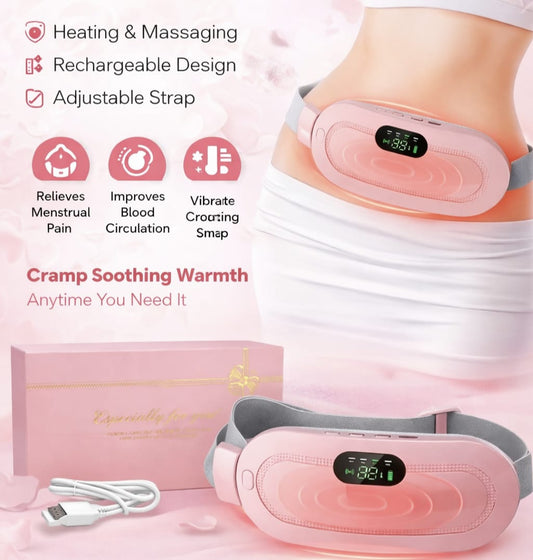 FusionCharm® Period Cramp Relief Heating Belt & Massager for Women Pakistan