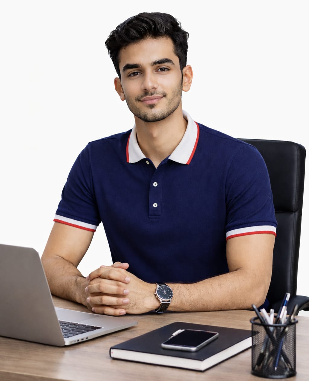 FusionCharm® premium unisex polo t-shirt with a classic collar and short sleeves, made of comfortable, stylish fabric.