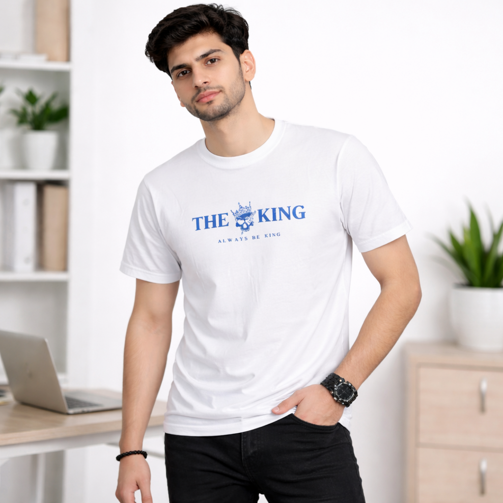 FusionCharm® Premium Soft Cotton Jersey Round Neck T Shirt in Pakistan