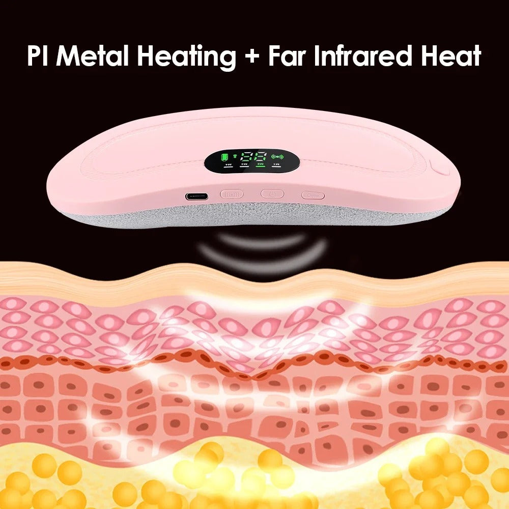 FusionCharm® Period Cramp Relief Heating Belt & Massager for Women Pakistan