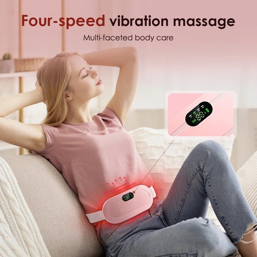 FusionCharm® Period Cramp Relief Heating Belt & Massager for Women Pakistan