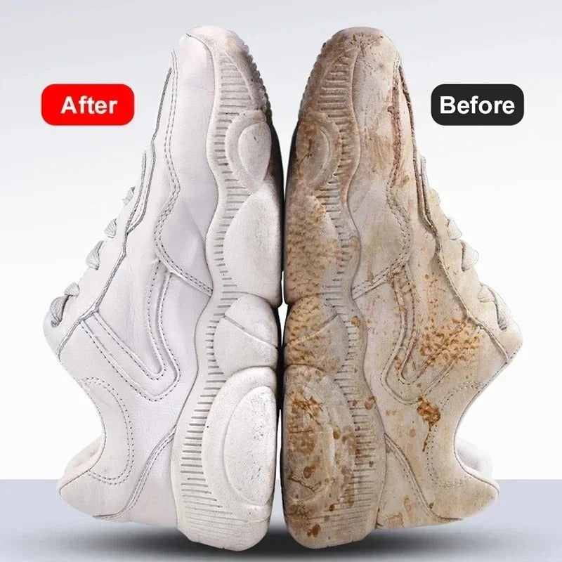 FusionCharm® Shoe Cleaning Wipes for sneakers, showing a pack of instant sneaker cleaner wipes on a clean surface.