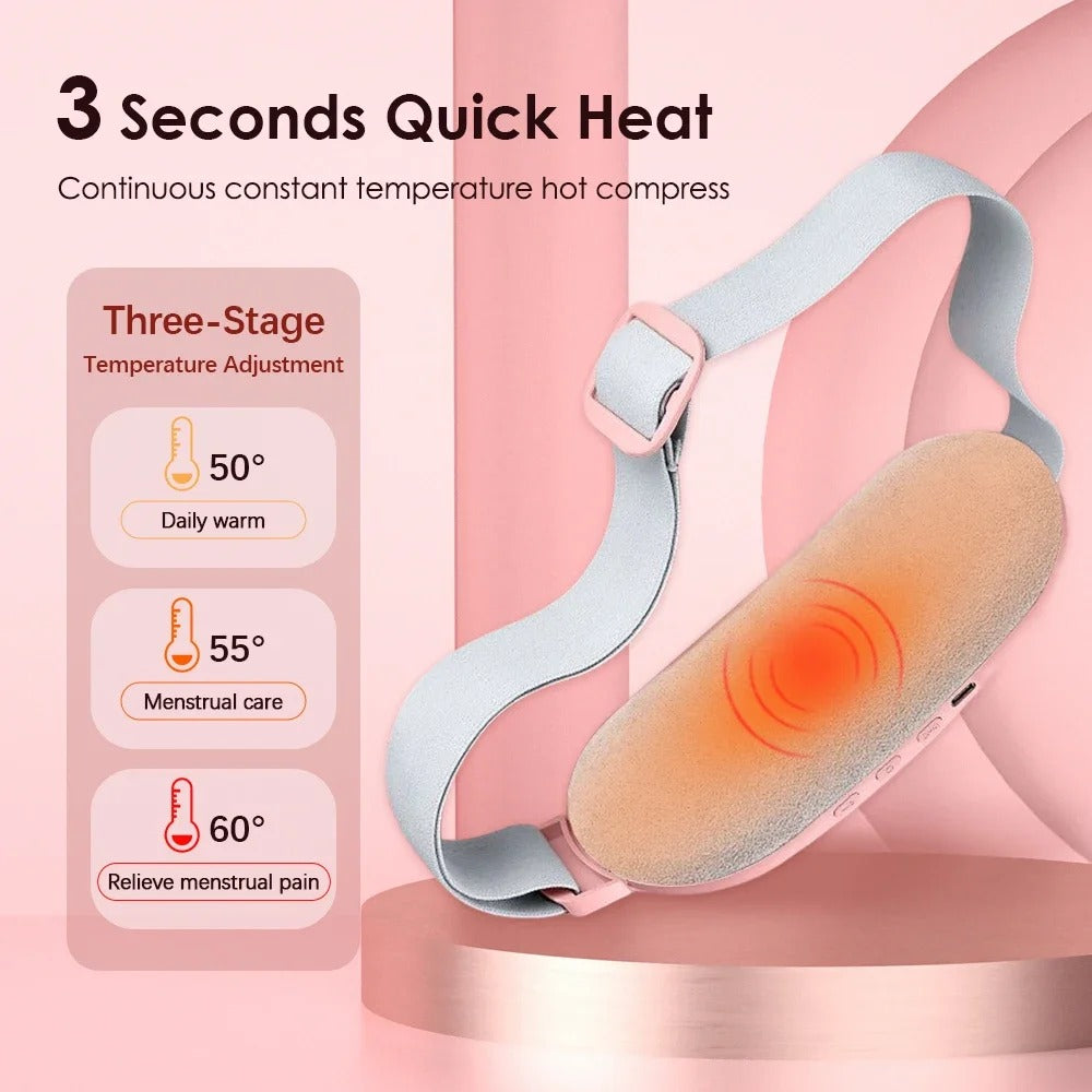 FusionCharm® Period Cramp Relief Heating Belt & Massager for Women Pakistan