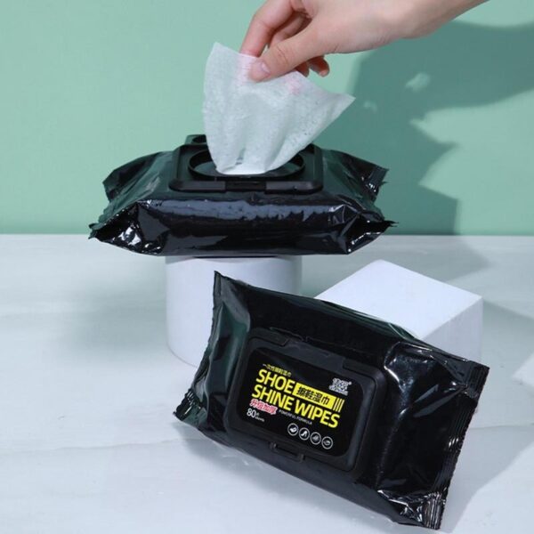 Shoe Cleaning Wipes – 80 Pcs | Instant Shoe Cleaner | Quick Stain & Dirt Remover