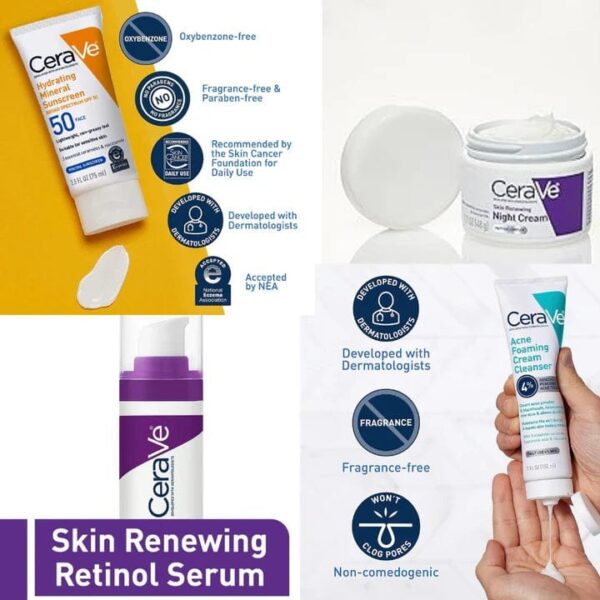 CeraVe 4 in 1 Skincare Bundle - Image 3